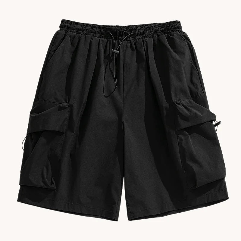 Stylish Elastic Cargo Shorts