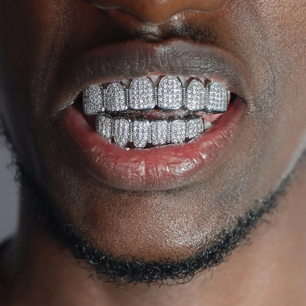 Crystal Zircon Teeth Grillz