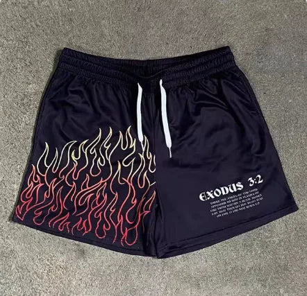 Y2K Quick Dry Graphic Shorts