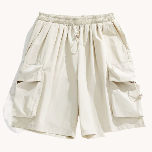 Stylish Elastic Cargo Shorts