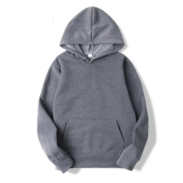 Oversize Solid Color Hoodie