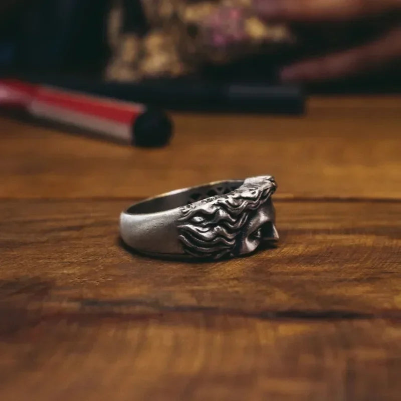 Punk Venus Sculpture Half Face Ring