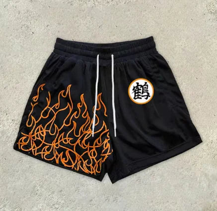 Y2K Quick Dry Graphic Shorts