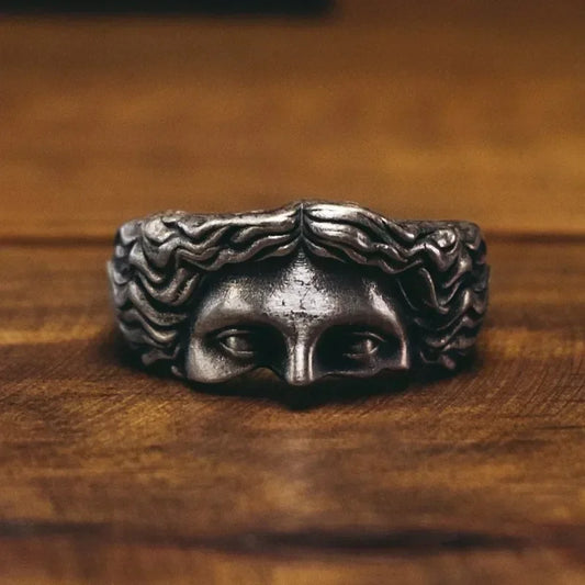 Punk Venus Sculpture Half Face Ring