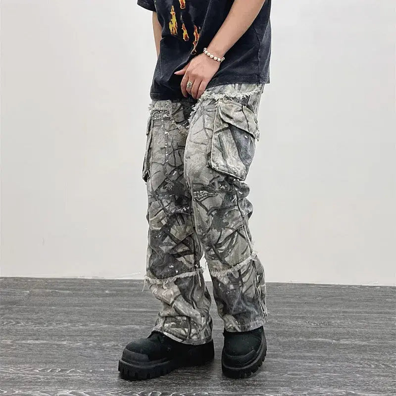 Camouflage Y2K Baggy Jeans