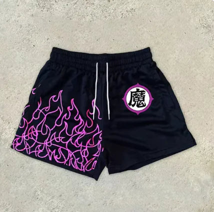 Y2K Quick Dry Graphic Shorts