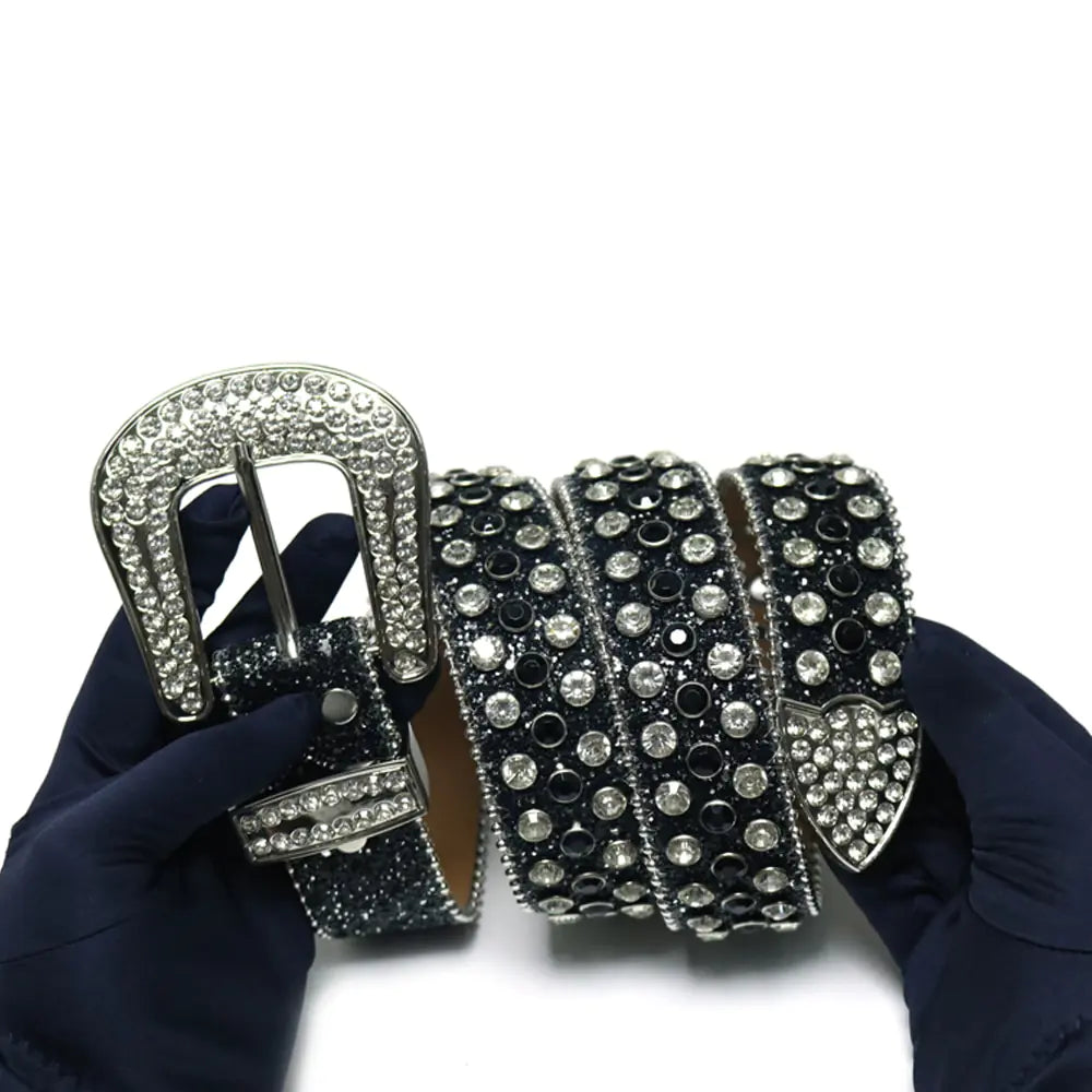 Rhinestone bb belt