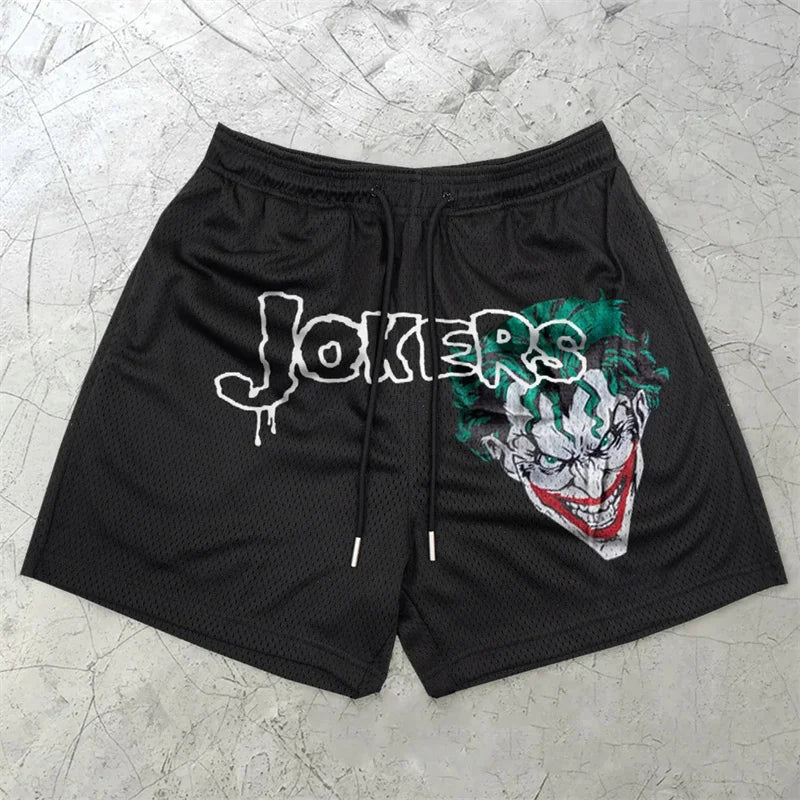 Y2K Quick Dry Graphic Shorts