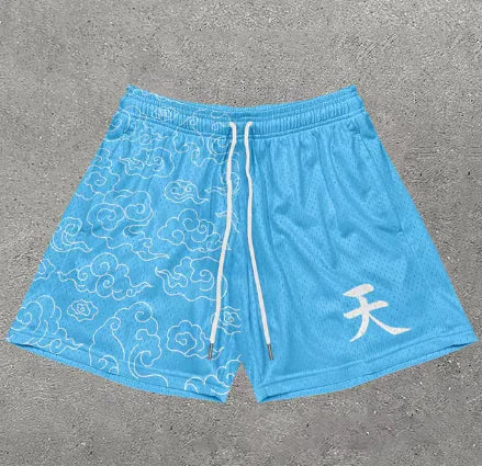 Y2K Quick Dry Graphic Shorts