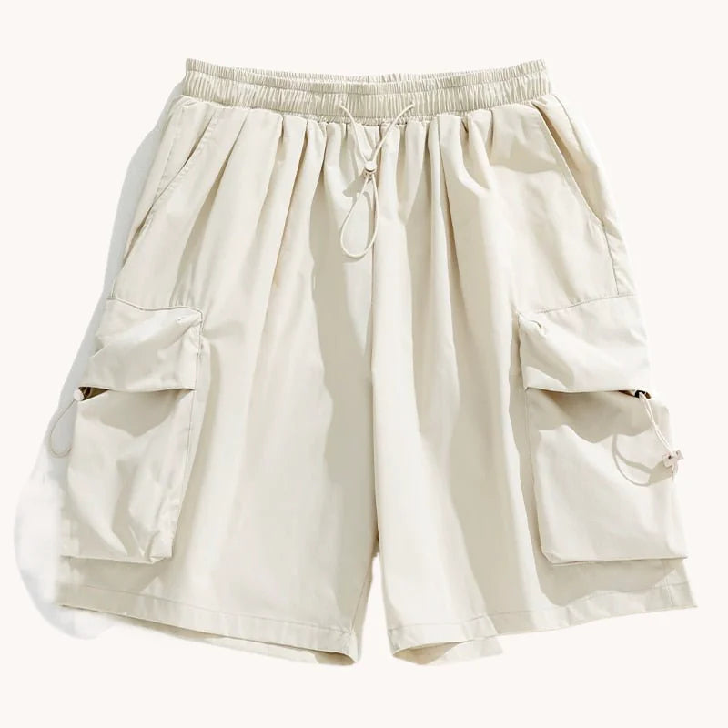 Stylish Elastic Cargo Shorts