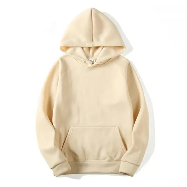 Oversize Solid Color Hoodie